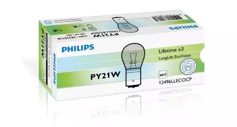 Лампа накаливания желтая PY21W 12V 21W