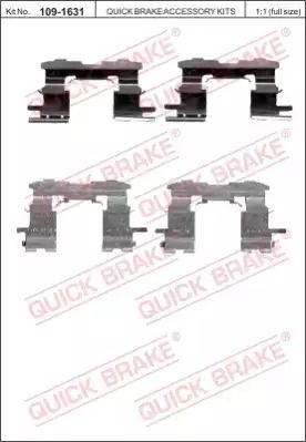 Планка суппорта (переднего) прижимная (к-кт) toyota prius/yaris/iq 99, TOYOTA PRIUS, QUICK BRAKE (1091631) Планка суппорта (переднего) прижимная (к-кт) toyota prius/yaris/iq 99, TOYOTA PRIUS, QUICK BRAKE (1091631)