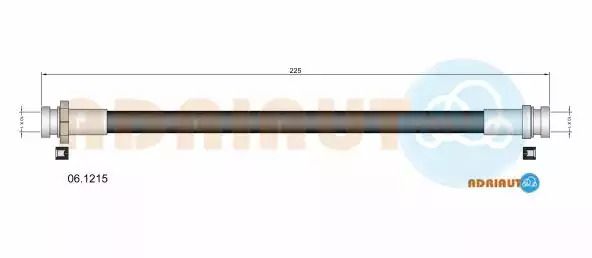 Тормозной шланг, Chevrolet Aveo, Chevrolet Aveo, DAEWOO KALOS, ADRIAUTO (061215) Тормозной шланг, Chevrolet Aveo, Chevrolet Aveo, DAEWOO KALOS, ADRIAUTO (061215)