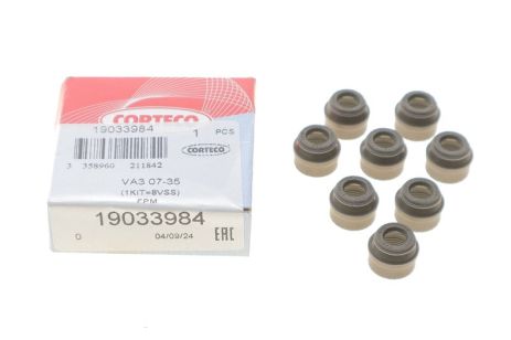 Сальники клапанов, VOLVO 30889394, RENAULT 7700103872, CORTECO (19033984) Сальники клапанов, VOLVO 30889394, RENAULT 7700103872, CORTECO (19033984)