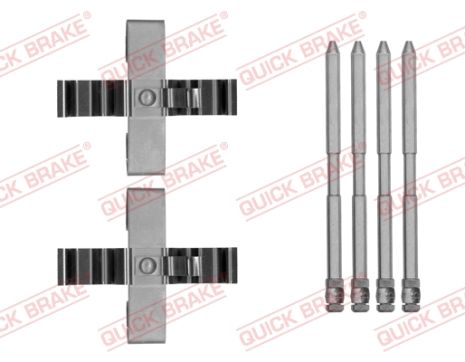 Комплектующие, колодки дискового тормоза, VW TOUAREG, QUICK BRAKE (1091809) Комплектующие, колодки дискового тормоза, VW TOUAREG, QUICK BRAKE (1091809)