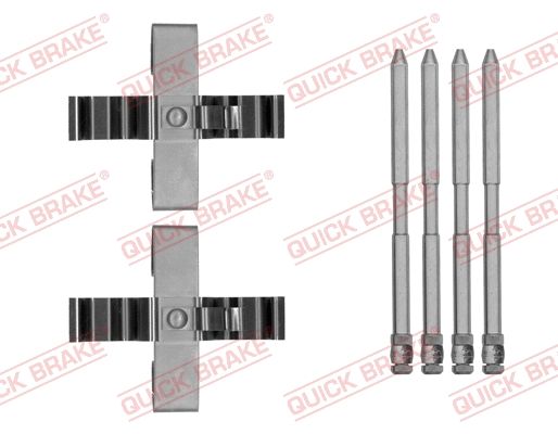 Комплектующие, колодки дискового тормоза, VW TOUAREG, QUICK BRAKE (1091809) Комплектующие, колодки дискового тормоза, VW TOUAREG, QUICK BRAKE (1091809)
