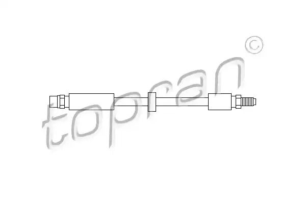 Шланг тормозной, AUDI 4A0611775, AUDI A6, HANS PRIES TOPRAN (108909) Шланг тормозной, AUDI 4A0611775, AUDI A6, HANS PRIES TOPRAN (108909)