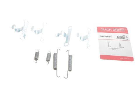 105-0594 QUICK BRAKE Комплект пружинок колодок ручного гальма 105-0594 QUICK BRAKE Комплект пружинок колодок ручного гальма