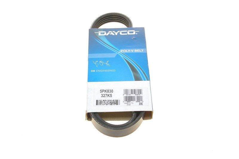 Поликлиновой ремень, OPEL OMEGA, ALFA ROMEO, DAYCO (5PK830) Поликлиновой ремень, OPEL OMEGA, ALFA ROMEO, DAYCO (5PK830)