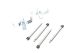 109-1266 QUICK BRAKE Планка супорта (заднього) прижимна (к-кт) Opel Omega B