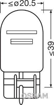 Лампа накаливания, UAZ PROFI, JEEP WRANGLER, OSRAM (751502B) Лампа накаливания, UAZ PROFI, JEEP WRANGLER, OSRAM (751502B)