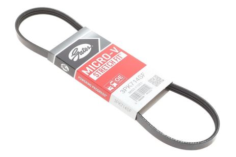 Поликлиновой ремень, FORD USA, GATES (3PK714SF) Поликлиновой ремень, FORD USA, GATES (3PK714SF)