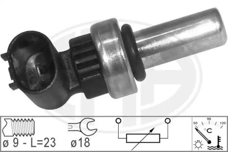 Датчик, температура охлаждающей жидкости 330757 CHEVROLET ALFAROMEO