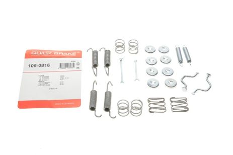 105-0816 QUICK BRAKE Комплект пружинок колодок ручника Lexus RX350/Toyota RAV 4/Avensis 1.8/2.0 00- 105-0816 QUICK BRAKE Комплект пружинок колодок ручника Lexus RX350/Toyota RAV 4/Avensis 1.8/2.0 00-