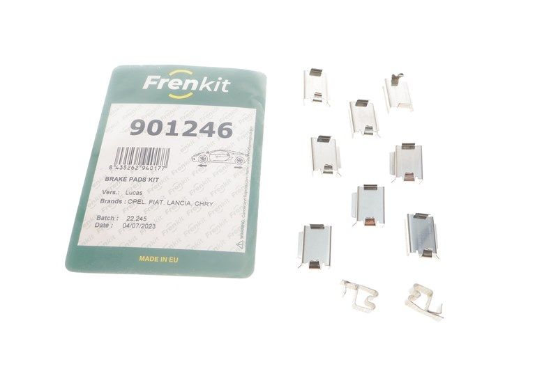 Комплектующие, колодки дискового тормоза, LANCIA VOYAGER, VW ROUTAN, FRENKIT (901246) Комплектующие, колодки дискового тормоза, LANCIA VOYAGER, VW ROUTAN, FRENKIT (901246)