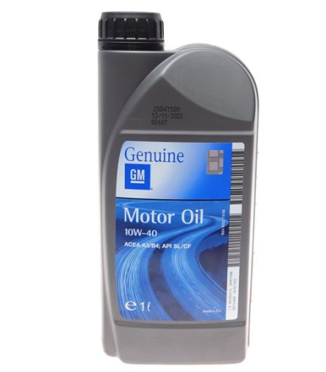 Олива моторна напівсинтетична General Motors Motor Oil 10W-40, 1л, GM (93165213)