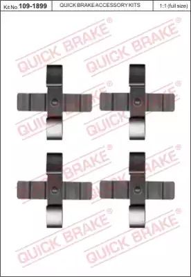 Планка суппорта (переднего) прижимная (к-кт) vw touareg/porshe cayenne/macan 10, QUICK BRAKE (1091899) Планка суппорта (переднего) прижимная (к-кт) vw touareg/porshe cayenne/macan 10, QUICK BRAKE (1091899)