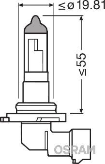 Лампа H10 12V 45W PY20d Лампа H10 12V 45W PY20d