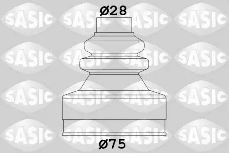 2873773 SASIC - Пильовик привідного валу 2873773 SASIC - Пильовик привідного валу