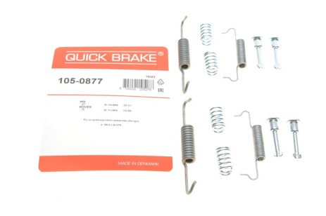 Комплект пружинок колодок ручного тормоза, QUICK BRAKE (1050877) Комплект пружинок колодок ручного тормоза, QUICK BRAKE (1050877)
