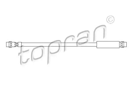 Шланг тормозной, AUDI 4A0611707, AUDI A6, HANS PRIES TOPRAN (108657) Шланг тормозной, AUDI 4A0611707, AUDI A6, HANS PRIES TOPRAN (108657)