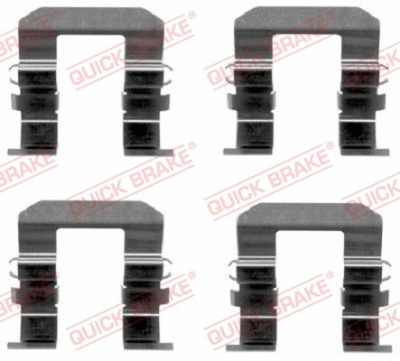 Комплектующие, колодки дискового тормоза, CHEVROLET CAPTIVA, VAUXHALL ANTARA, QUICK BRAKE (1091704) Комплектующие, колодки дискового тормоза, CHEVROLET CAPTIVA, VAUXHALL ANTARA, QUICK BRAKE (1091704)