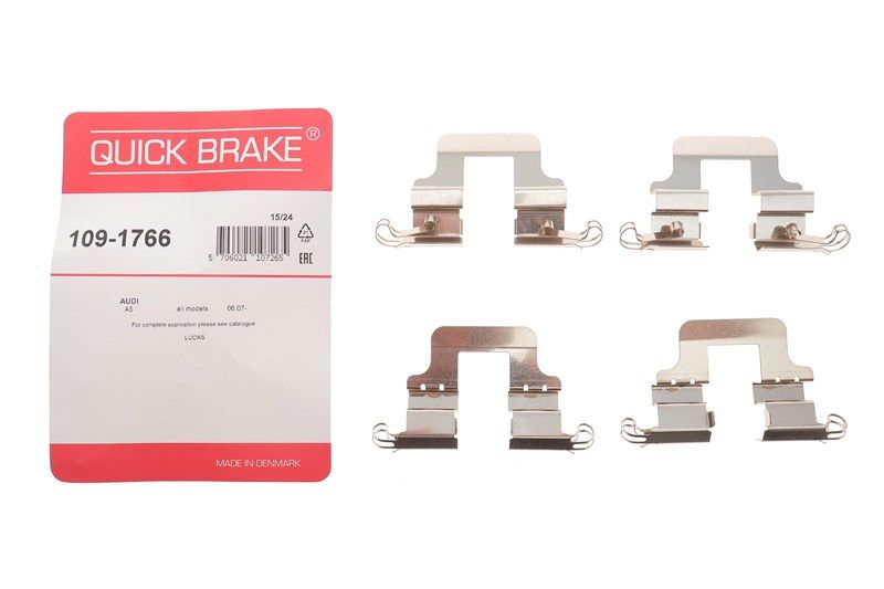 109-1766 QUICK BRAKE Планка супорта (заднього) прижимна (к-кт) Audi A4/A5/A6/A7/Q7 07- (Lucas) 109-1766 QUICK BRAKE Планка супорта (заднього) прижимна (к-кт) Audi A4/A5/A6/A7/Q7 07- (Lucas)