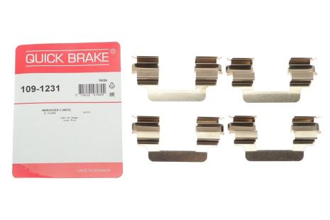 109-1231 QUICK BRAKE Планка суппорта (переднего) прижимная (к-кт) Citroen Jumpy/Peugeot Expert 96-06