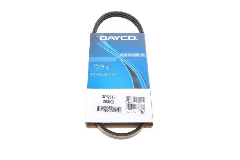Ремень поликлиновый 3PK515 (пр-во DAYCO) Ремень поликлиновый 3PK515 (пр-во DAYCO)