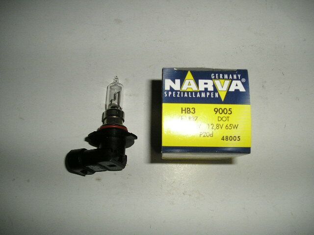 Лампа NARVA HB3 12V 60W P20d (48005) Лампа NARVA HB3 12V 60W P20d (48005)