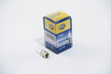 Автолампа BA9S 12V 6WT6W H6W 12V6W, HELLA (8GH007643121) Автолампа BA9S 12V 6WT6W H6W 12V6W, HELLA (8GH007643121)