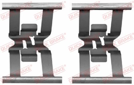 Комплектующие, колодки дискового тормоза 1091898 PORSCHE VW
