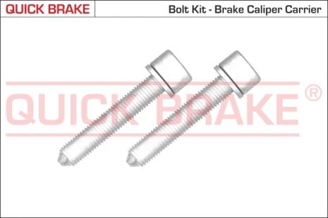 Комплект тормозного суппорта болтов, QUICK BRAKE (11612K)