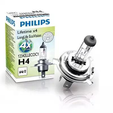Лампа накаливания H4 12V 60/55W P43t-38 longerlife ecovision (пр-во), UAZ HUNTER, PHILIPS (12342LLECOC1) Лампа накаливания H4 12V 60/55W P43t-38 longerlife ecovision (пр-во), UAZ HUNTER, PHILIPS (12342LLECOC1)