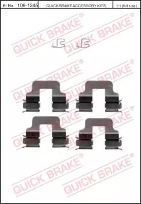 Комплектующие, QUICK BRAKE (1091245) Комплектующие, QUICK BRAKE (1091245)