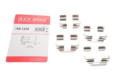 109-1232 QUICK BRAKE Планка супорта (переднього/заднього) прижимна VW T4 90-03 (Lucas)
