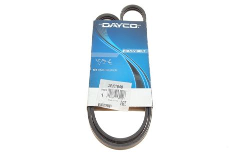 3PK1040 DAYCO - Ремінь (поліклиновий) 3PK1040 DAYCO - Ремінь (поліклиновий)