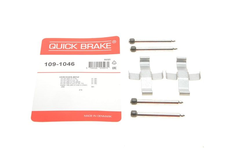 109-1046 QUICK BRAKE Планка супорта (заднього) прижимна (к-кт) MB C-class (W202)/E-class (W124) 1.8- 109-1046 QUICK BRAKE Планка супорта (заднього) прижимна (к-кт) MB C-class (W202)/E-class (W124) 1.8-