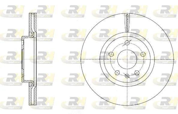 Диск гальмівний AUDI A3, SKODA SUPERB, ROAD HOUSE (697210) Диск гальмівний AUDI A3, SKODA SUPERB, ROAD HOUSE (697210)