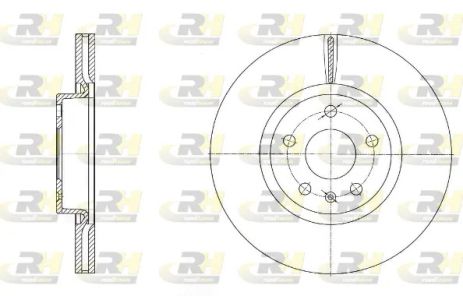 Диск гальмівний AUDI A3, SKODA SUPERB, ROAD HOUSE (697210) Диск гальмівний AUDI A3, SKODA SUPERB, ROAD HOUSE (697210)