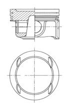 Поршень, BUICK ENCORE, HOLDEN CRUZE, KOLBENSCHMIDT (41784600)