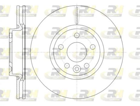 Диск тормозной VOLVO XC70, FORD MONDEO, ROAD HOUSE (6101910)