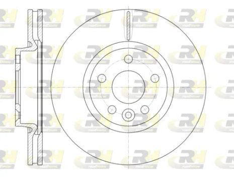Диск тормозной VOLVO XC70, FORD MONDEO, ROAD HOUSE (6101910)
