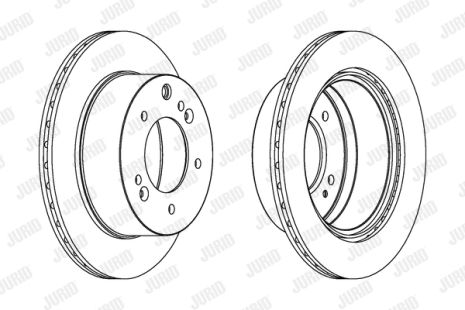Диск тормозной KIA SORENTO, JURID (562895JC1)