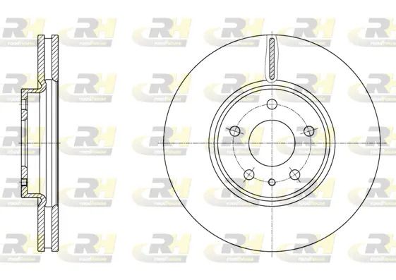 Диск гальмівний FORD MONDEO, ROAD HOUSE (6160510) Диск гальмівний FORD MONDEO, ROAD HOUSE (6160510)