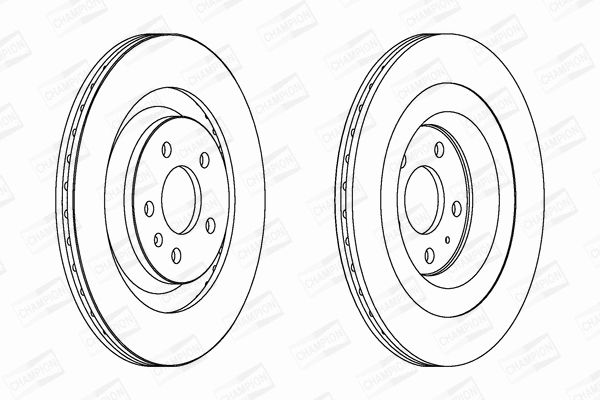 Диск тормозной AUDI A7, CHAMPION (562645CH) Диск тормозной AUDI A7, CHAMPION (562645CH)