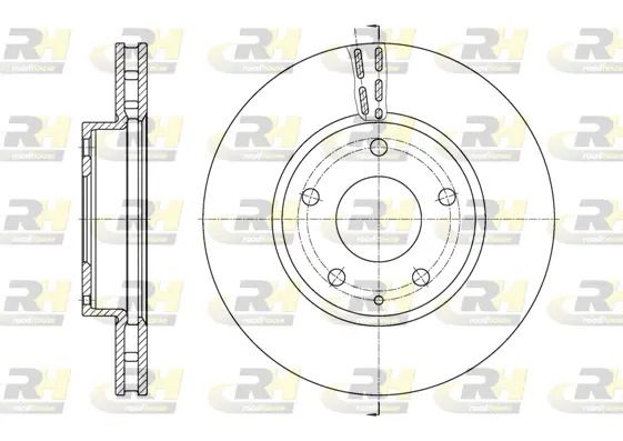 Диск гальмівний MAZDA 3, ROAD HOUSE (6157310) Диск гальмівний MAZDA 3, ROAD HOUSE (6157310)