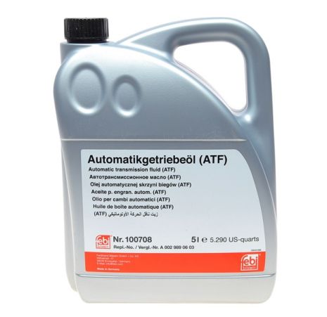 Масло трансмисс. atf mb 236.17 mb 236.16 (канистра 5л), MERCEDES BENZ, FEBI BILSTEIN (100708) Масло трансмисс. atf mb 236.17 mb 236.16 (канистра 5л), MERCEDES BENZ, FEBI BILSTEIN (100708)