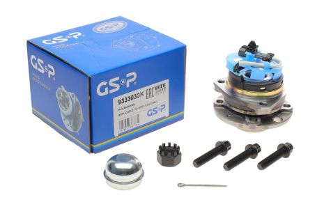 Комплект подшипника ступицы колеса, VAUXHALL ASTRA, OPEL ASTRA, GSP (9333033K)
