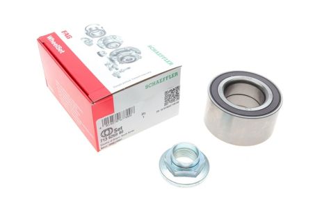 Комплект подшипника ступицы колеса, HYUNDAI i10, KIA PICANTO, FAG (713626980)
