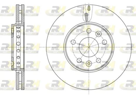 Диск гальмівний FIAT TALENTO, OPEL VIVARO, ROAD HOUSE (6162510) Диск гальмівний FIAT TALENTO, OPEL VIVARO, ROAD HOUSE (6162510)