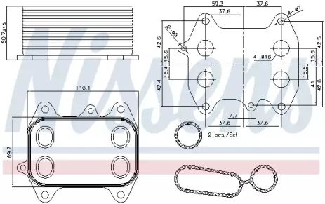 масляный радиатор, двигательное масло 90681 SKODA SEAT масляный радиатор, двигательное масло 90681 SKODA SEAT