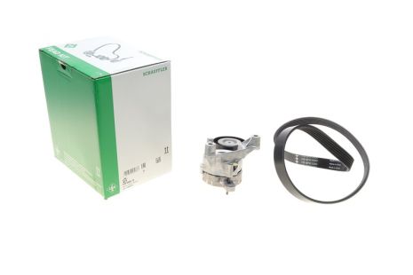 Поликлиновой ременный комплект, SKODA SUPERB, SEAT ALTEA, INA (529046810)