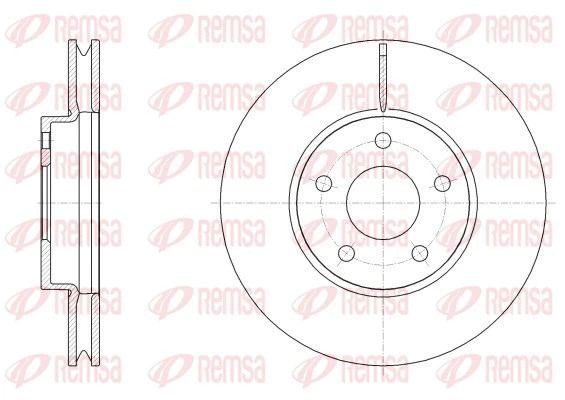 Диск тормозной FORD FOCUS, REMSA (6253310) Диск тормозной FORD FOCUS, REMSA (6253310)
